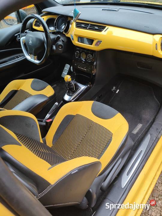 Citroen DS3 yellow Dąbrowa Górnicza