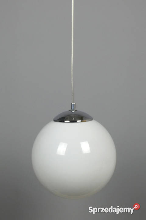 Lampa wisząca BOLLSTA 30 kula biała szkło Nowe