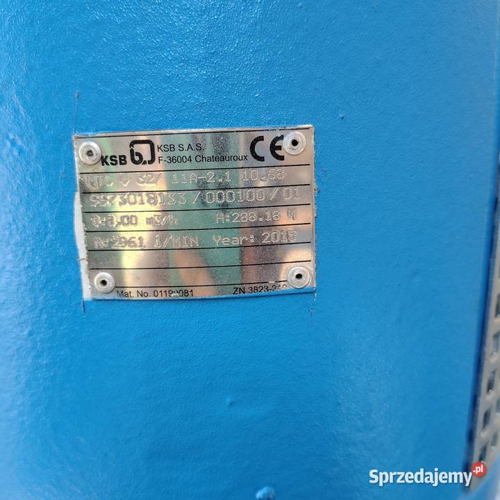 Pompa KSB Movitec MTDU32 wielkopolskie Nowy Tomyśl