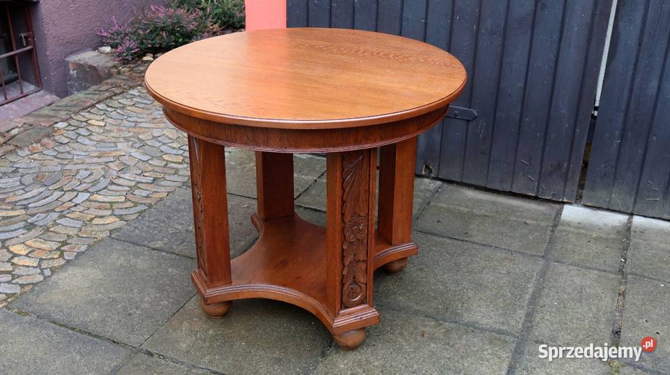 Unikatowy Okrągły Stół Stolik Jadalniany Kawowy Ziębice sprzedam