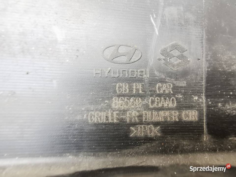 Środkowa kratka zderzaka przód i20 II 2 lift Sieraków