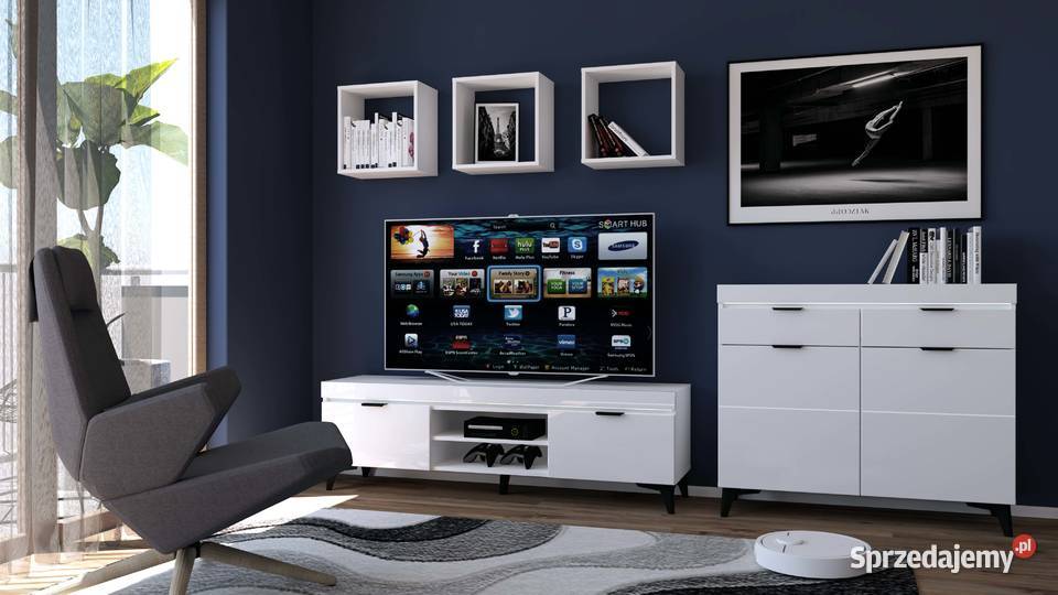 Brighton Komoda BDK2 biały połysk Rzeszów