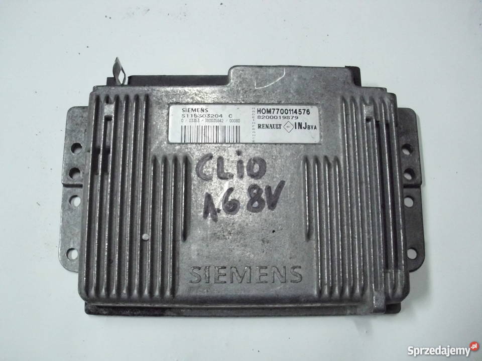 Komputer silnika Renault Clio II 16 S115300204C Układ elektryczny Lubin