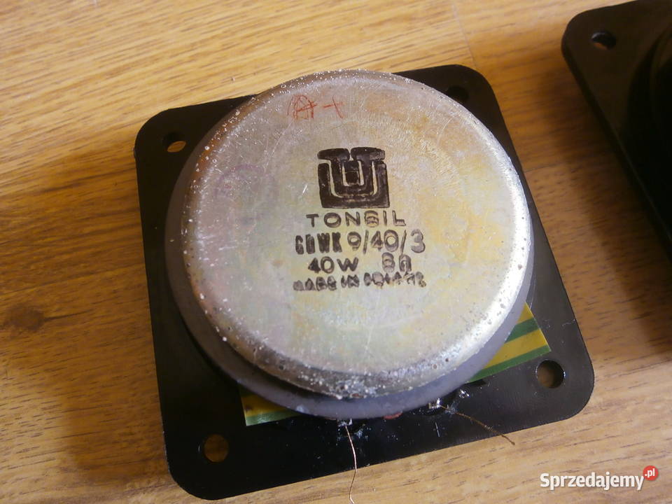 Głośniki TONSIL GDWK 9403 8ohm sprawne 2NOWE Słuchawki i głośniki Łódź sprzedam