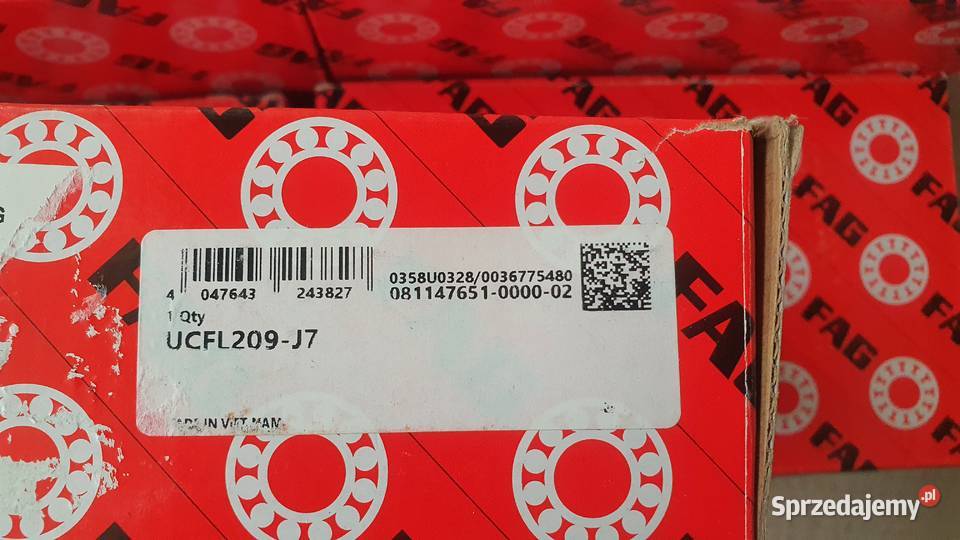 Zespół łożyskowy oprawa UCFL 209 FAG UCFL209 Pozostałe Łódź