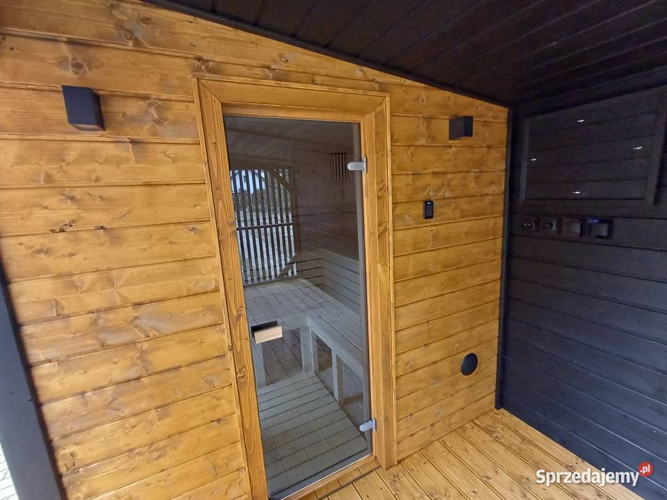 Sauna Ogrodowa izolowana z dużym Tarasem Płock