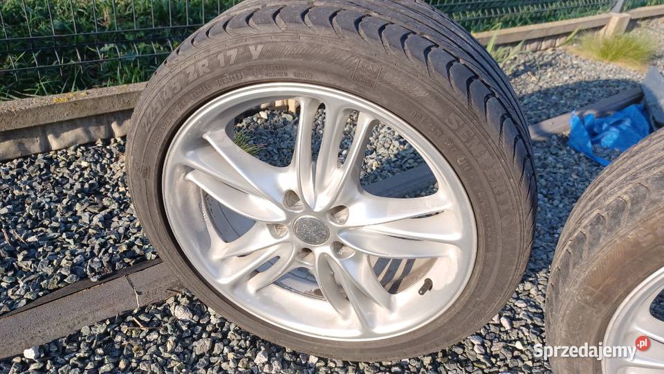 Felgi BORBET 8J 17 z oponami astra vectra signum Samochodowe Domaniów