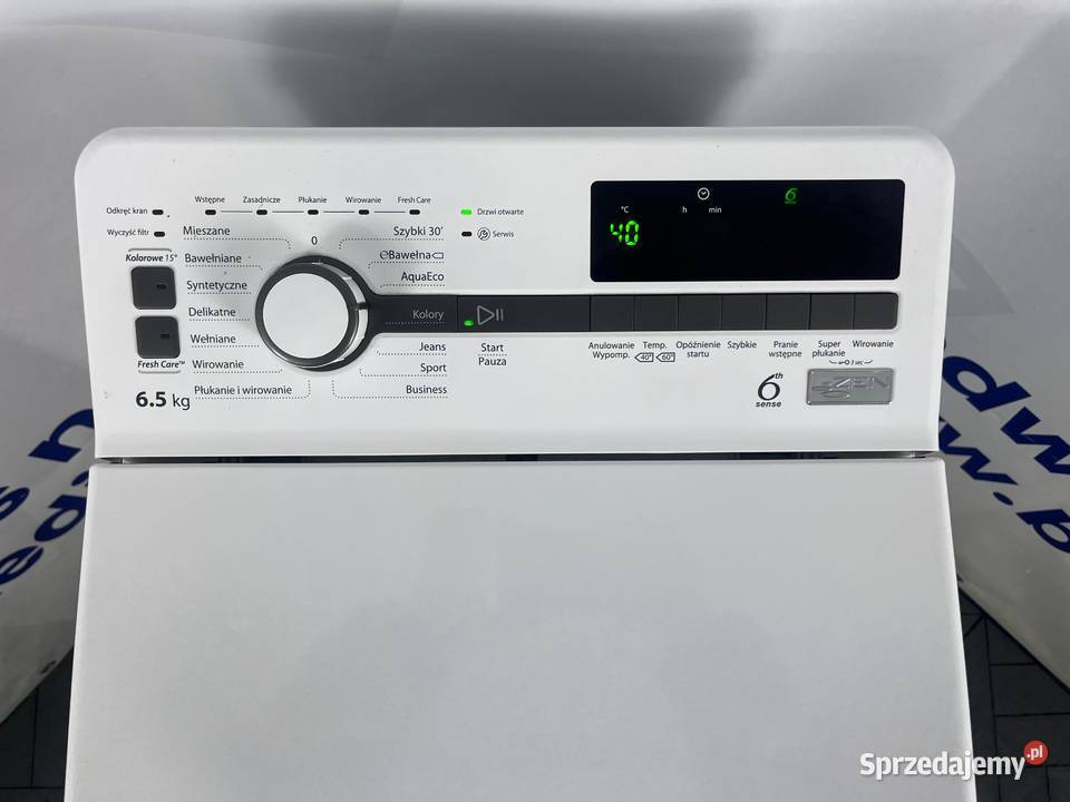 Pralka Whirlpool góry Inverter 65 1200 ob A Wiejca sprzedam