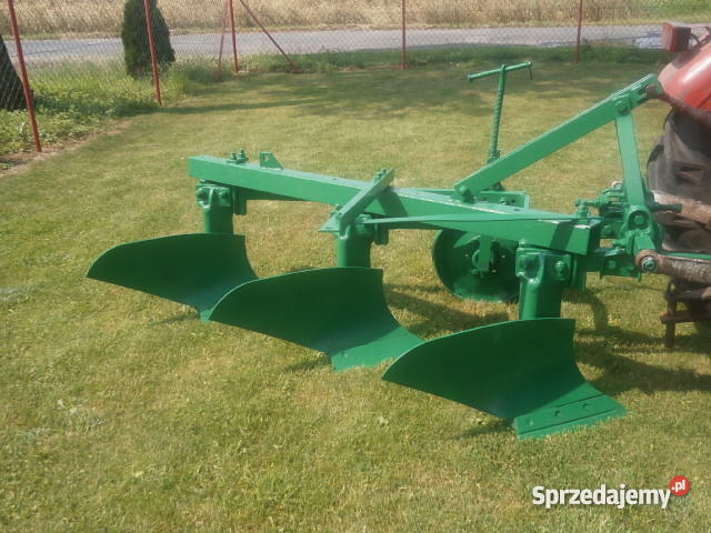Pług ruski 3skibowy nieuszkodzony Śrem