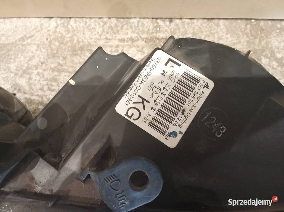 Honda Civic VIIIreflektory przednie orginal osobowe