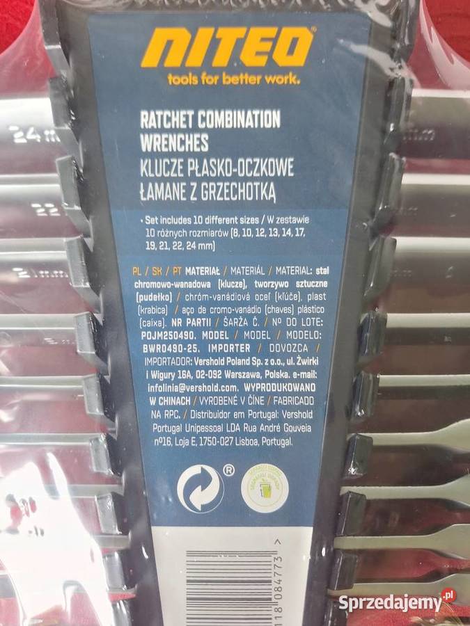 Klucze płaskooczkowe Rozmiar 824 mm wielkopolskie Piła sprzedam