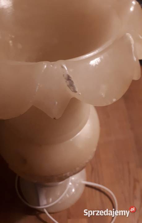 Antyk Lampa z Onyxu elektryczna Idealna na Warszawa