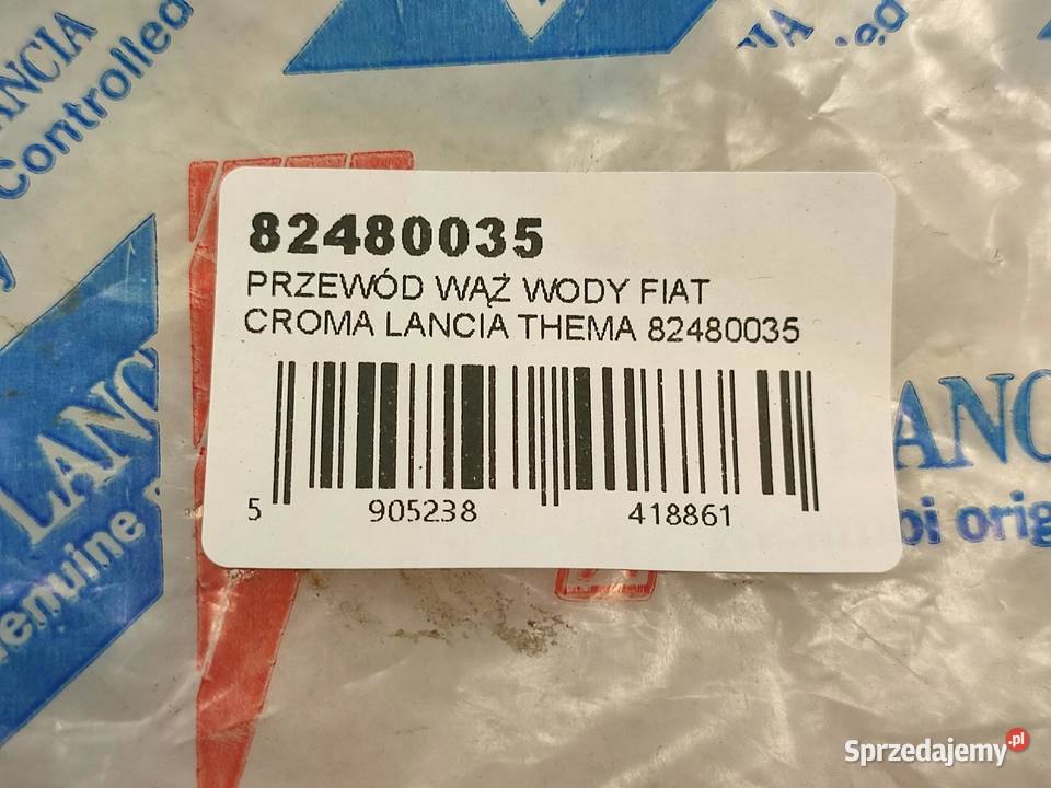 PRZEWÓD CHŁODNICY GÓRNY FIAT CROMA LANCIA THEMA Węże chłodnicy lubelskie