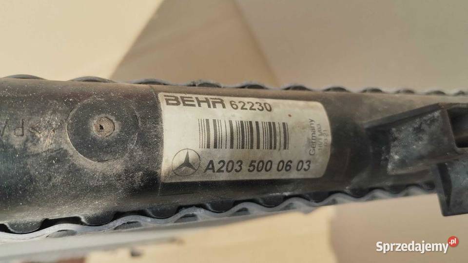 Chłodnica Wody Mercedes W203 CKlasa 22 CDI Chłodnie wody sprzedam