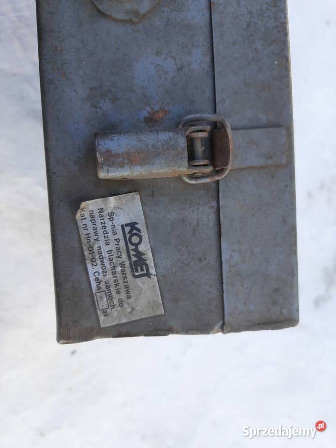 Narzędzia blacharskie komplet w skrzyni Komet