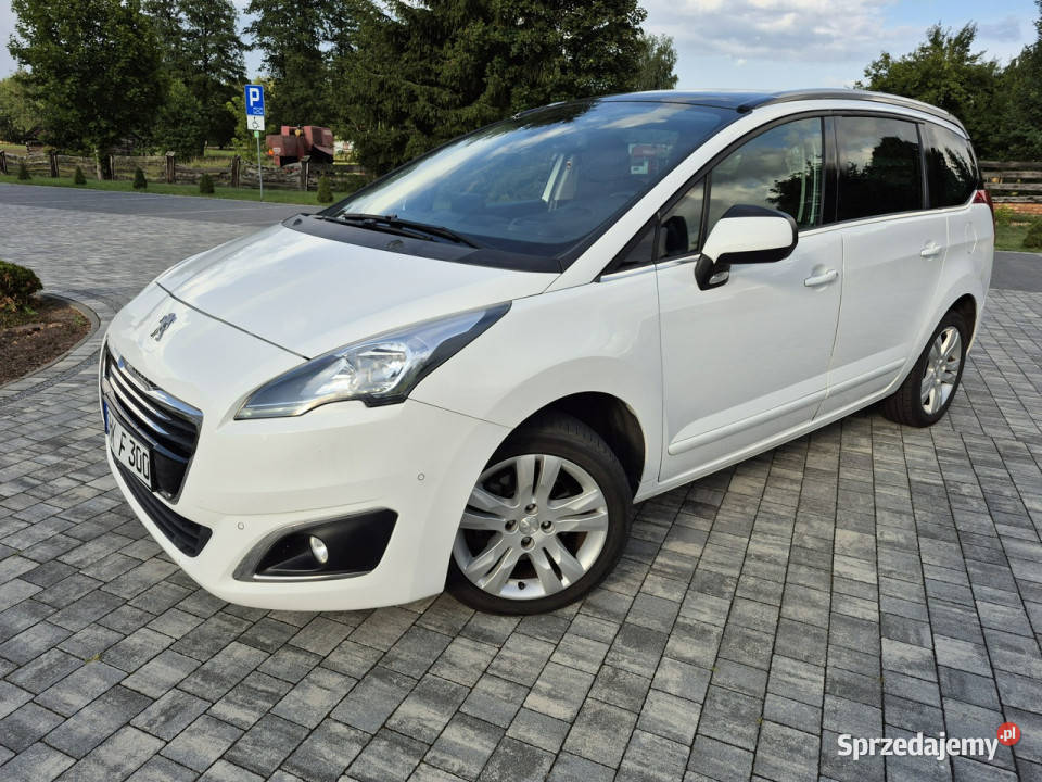 Peugeot 5008 16hdi navigacja panorama hed ap 7 elektrochrom. lusterko wst. 5008 Drelów