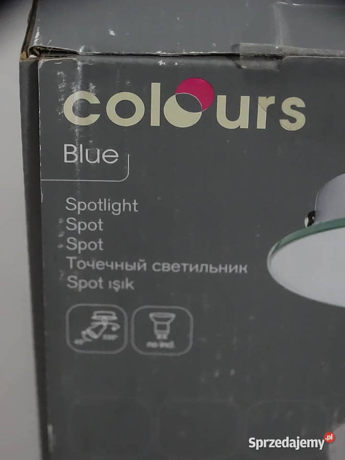 Nowy Reflektor Punktowy Colours Blue Chrom i lubelskie