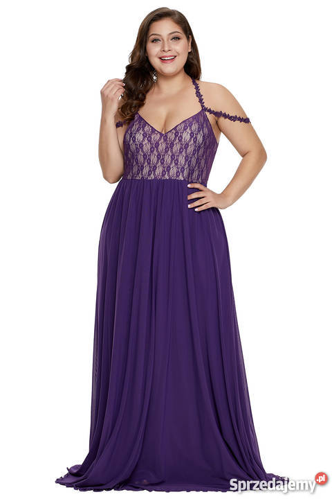Suknia wieczorowa plus size wesele US 2628 4XL Jelenia Góra