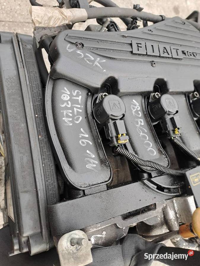 Fiat Stilo 16 16v kod 182B6000 silnik kompletny śląskie Jastrzębie-Zdrój