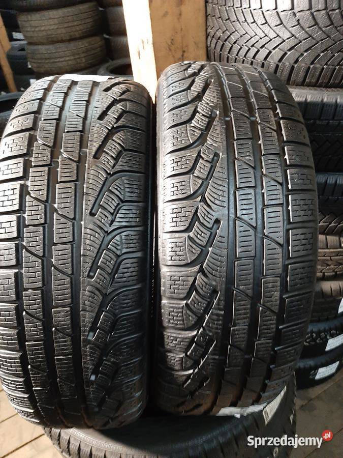 2x Opona UŻYWANA ZIMOWA 20555R17 PIRELLI 119 H do 210 km/h Zaścianki