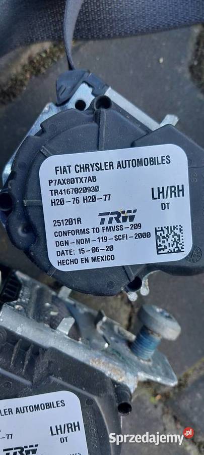 Pas bezpieczeństwa tył tylny DODGE RAM 1500 Szczecin sprzedam