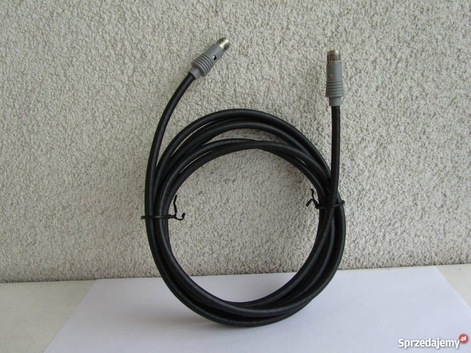 Kabel antenowy czarny TV wtyk męski wtyk męski Olecko