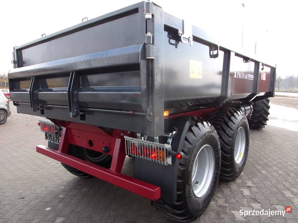 Przyczepa budowlana skorupowa T6792 PRONAR 12ton