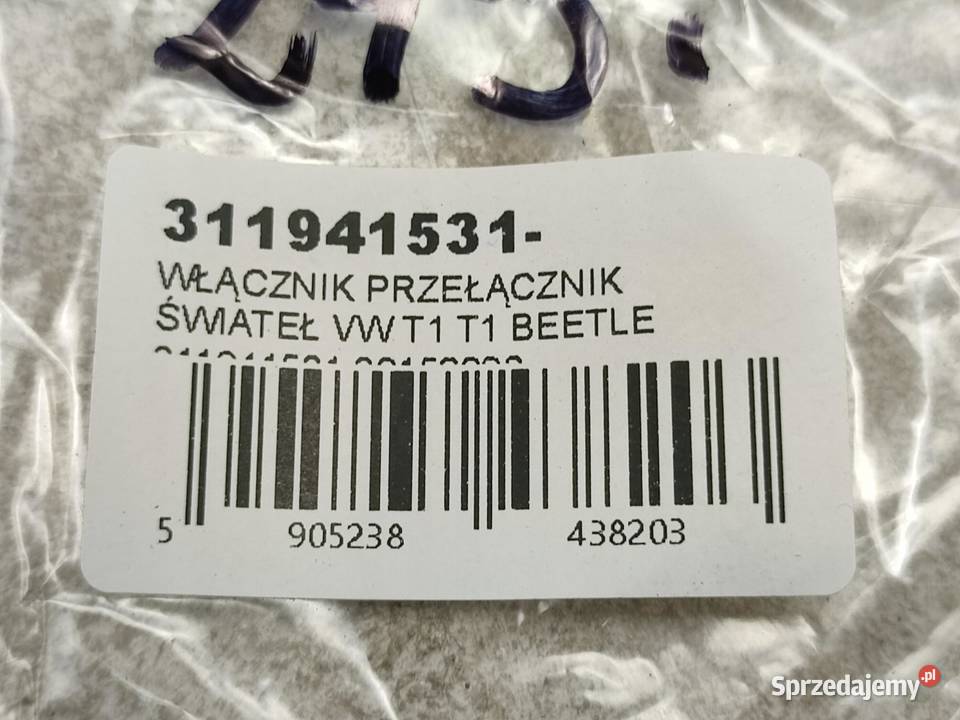 WŁĄCZNIK PRZEŁĄCZNIK ŚWIATEŁ VW T1 T2 BEETLE sprzedam