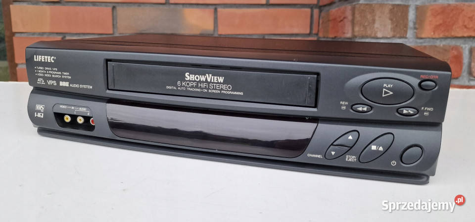 Video magnetowid Lifetec LT9020 LT 9020 6 head Magnetowidy wielkopolskie Międzychód