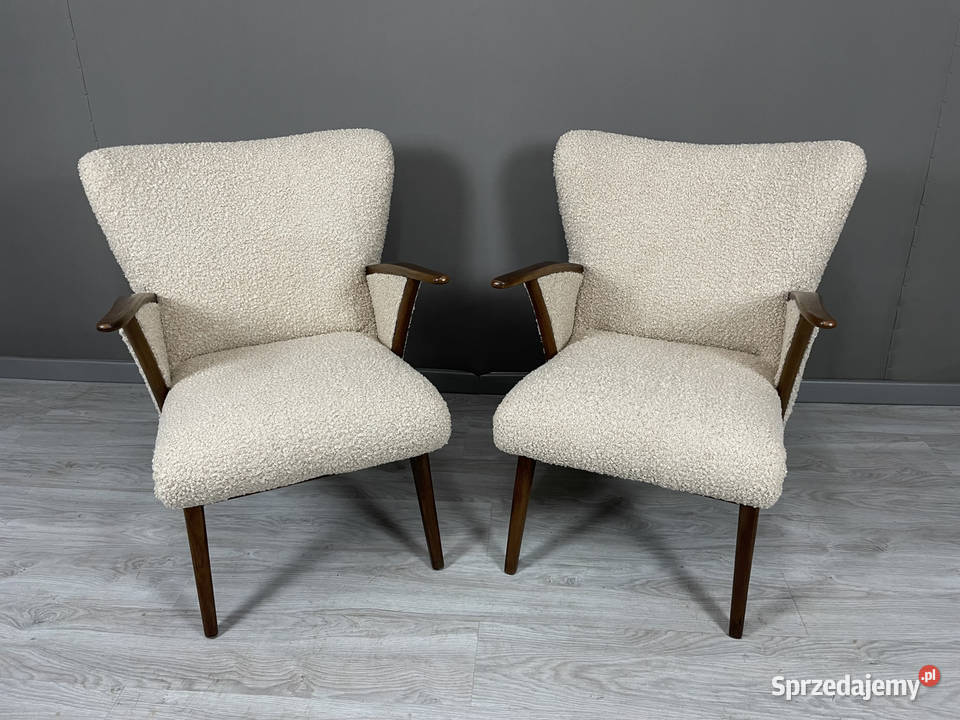 FOTELE duńskiego designu z lat 60 XX wieku łódzkie Łódź sprzedam