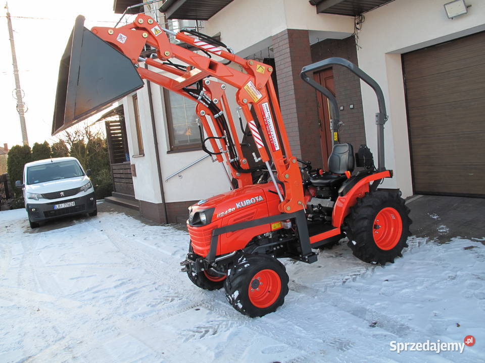 Mini Traktorek Kubota B2420 4X4 24 Wspomaganie Międzyrzec Podlaski sprzedam