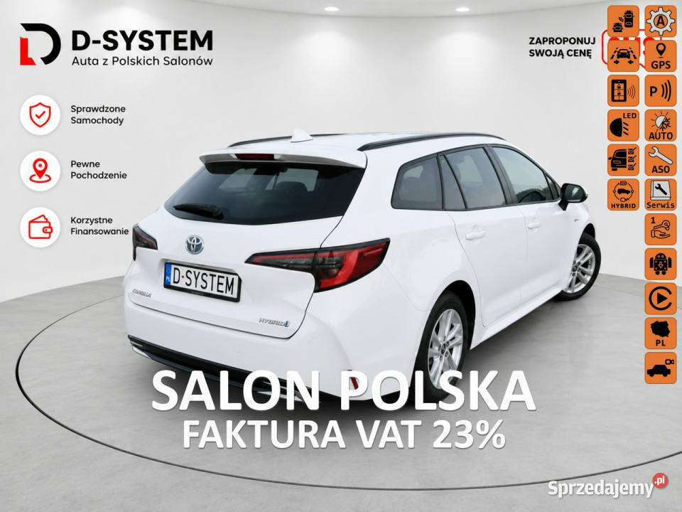 Toyota Corolla 24 Salon Polska 1Właściciel ogranicznik prędkości Białystok