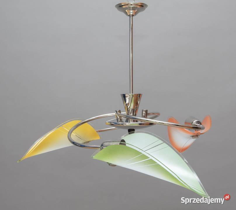 Żyrandol lata 60 Look PopArt MidCentury Vintage Lampy wiszące Dąbrowa Górnicza