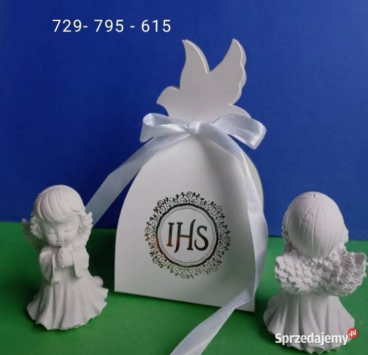 Aniołki figurki gipsowe na cmentarz Wejherowo