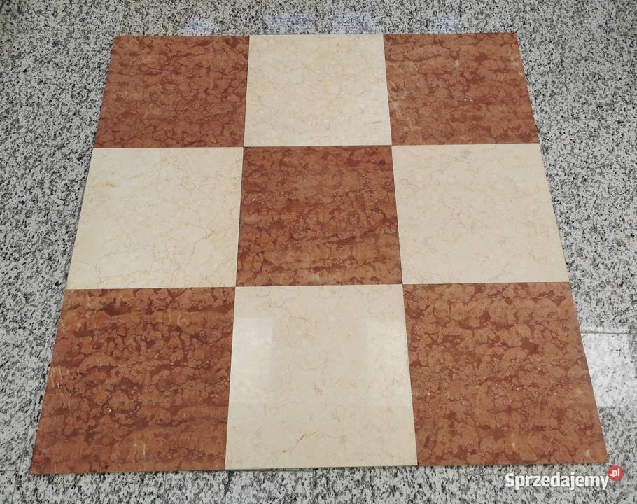 Płytki Marmurowe ROSSO VERONA 40x40x15 mat Płytki podłogowe Przemyśl sprzedam