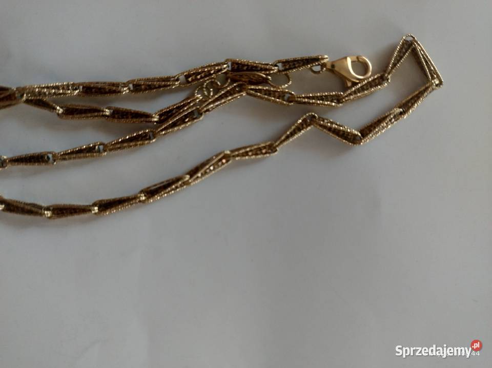 Śliczny złoty 14k łańcuszek wielkopolskie Konin