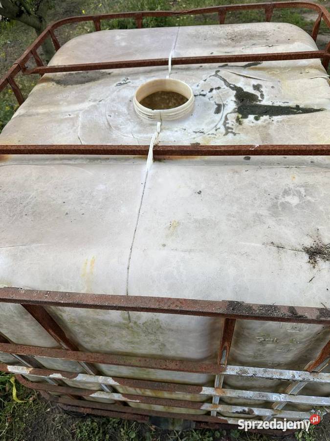 Zbiornik Mauzer 1000l pojemnik plastikowy Kompostowniki łódzkie Poddębice