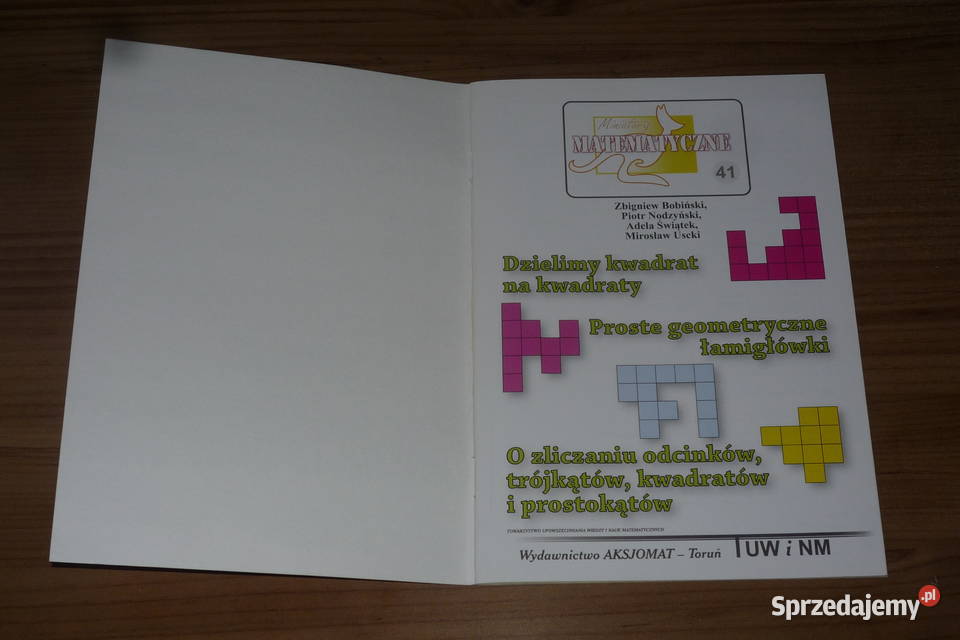 Miniatury Matematyczne Kangur cz41 Zielonka sprzedam