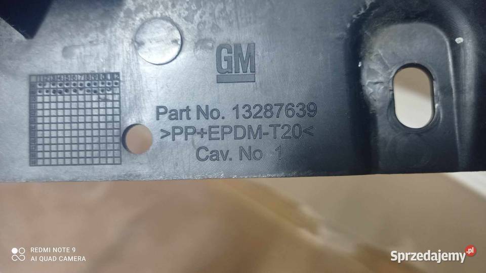 Kratka zderzaka Opel Astra J Włocławek