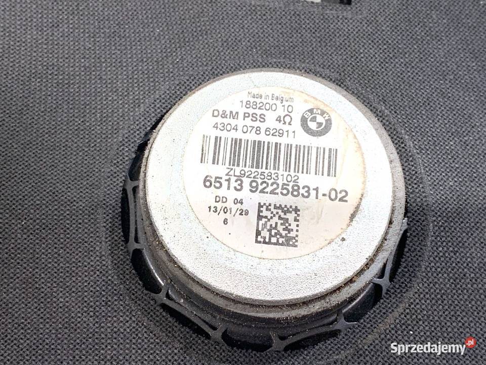 GŁOŚNIKI KOMPLET BMW F07 9225831 Hatchback 0917 podkarpackie