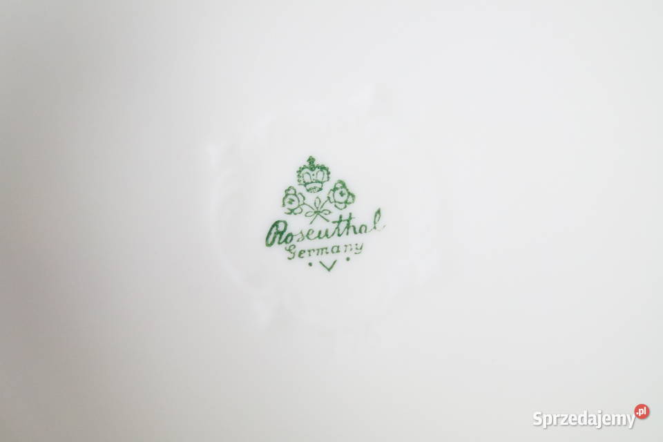 Rosenthal piękny porcelanowy świecznik kremowy