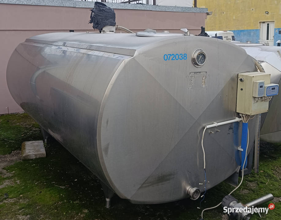 Używany zbiornik do mleka wody oleju 3000L Krobia