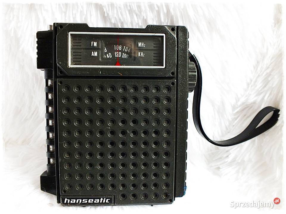 Stare małe radio kieszkonkowe Podróżn Hanseatic Żary