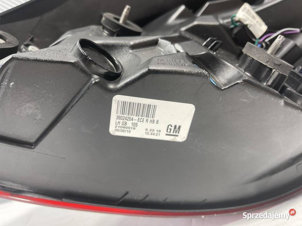 OPEL INSIGNIA A LIFT  HB LEWA LAMPA TYŁ osobowe wielkopolskie Ostroróg sprzedam