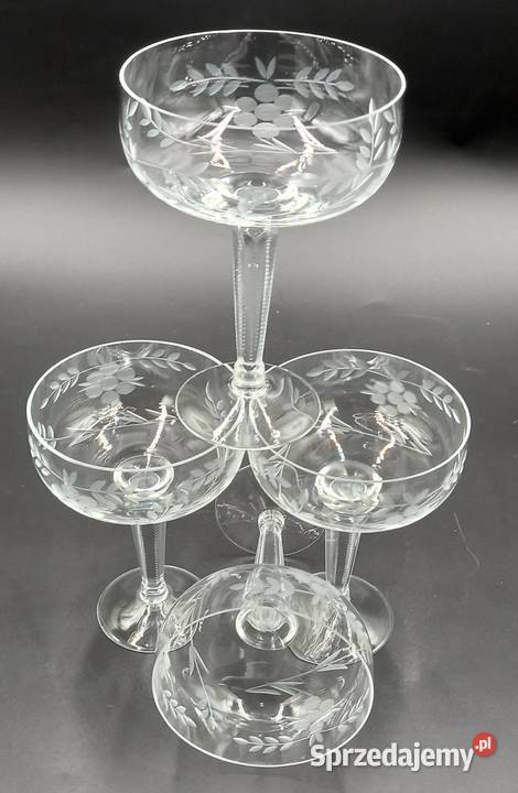 Kryształowe kieliszki Huta szkła Zawiercie Wrocław