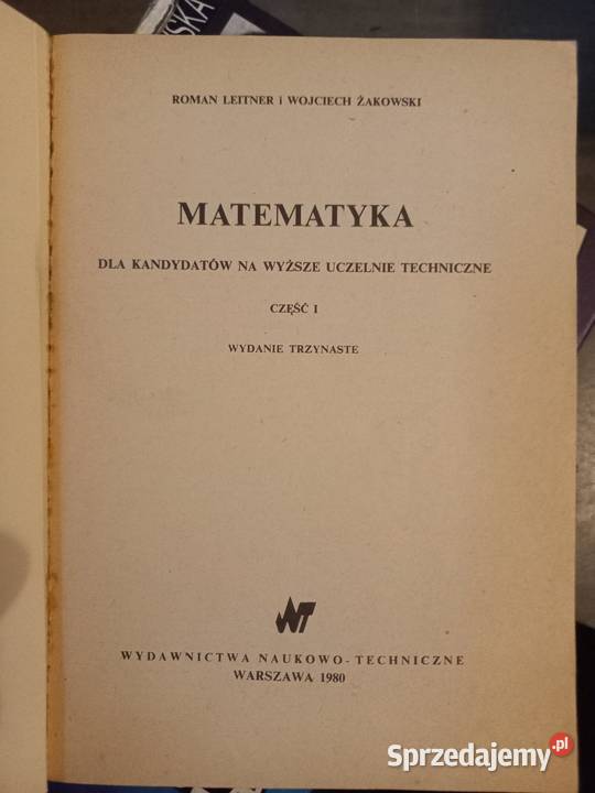 Matematyka szkół ponadpodstawowych wyższych Lublin