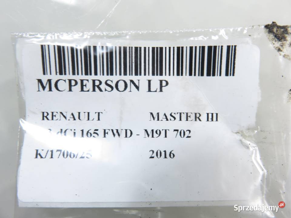 MCPERSON LEWY PRZEDNI RENAULT MASTER III 23 dCi