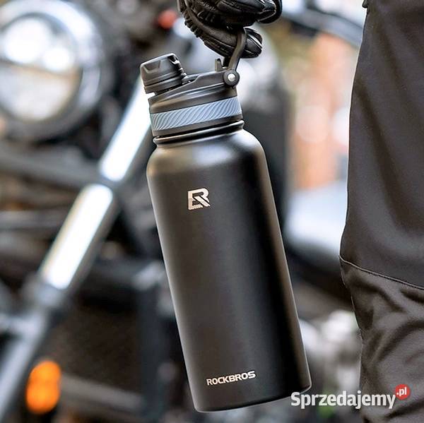 Bidon termiczny rowerowy na napoje 550 ml czarny
