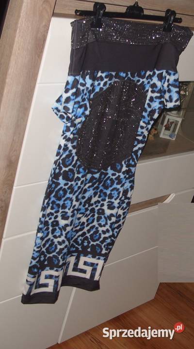 cudowna sukienka w cętki cyrkonie LXL ORGINAL Rozmiar 42(XL) Rawicz sprzedam