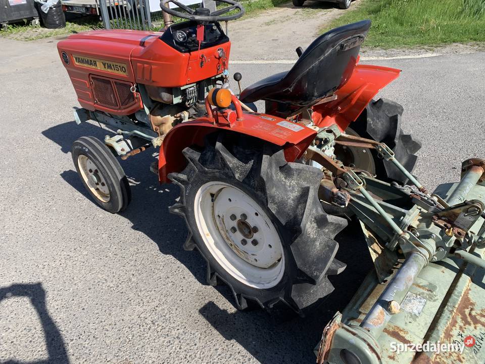 Traktorek Yanmar YM1510 2WD z glebogryzarką 15 sprzedam